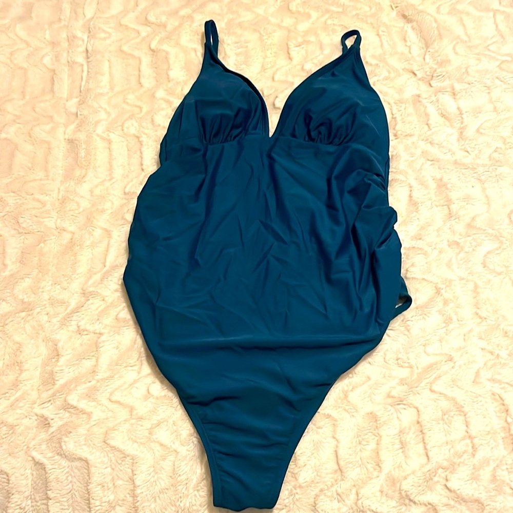 CUPSHE Maternity ONE PIECE Bathing Suit- LARGE